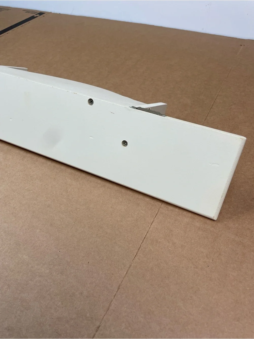 Vintage White Shelf Hand Painted And Roses Wall Trinket Display